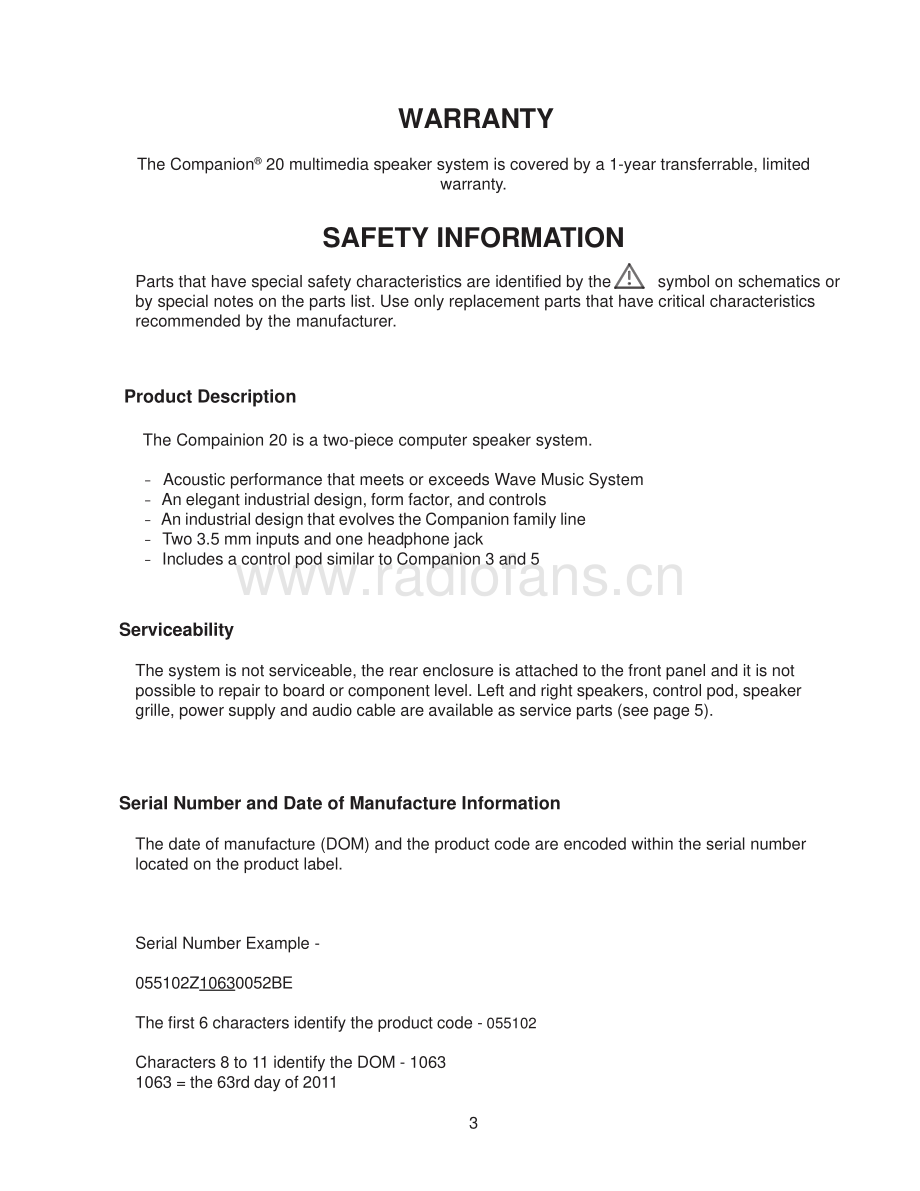 Bose-Companion20-mss-sm维修电路原理图.pdf_第3页