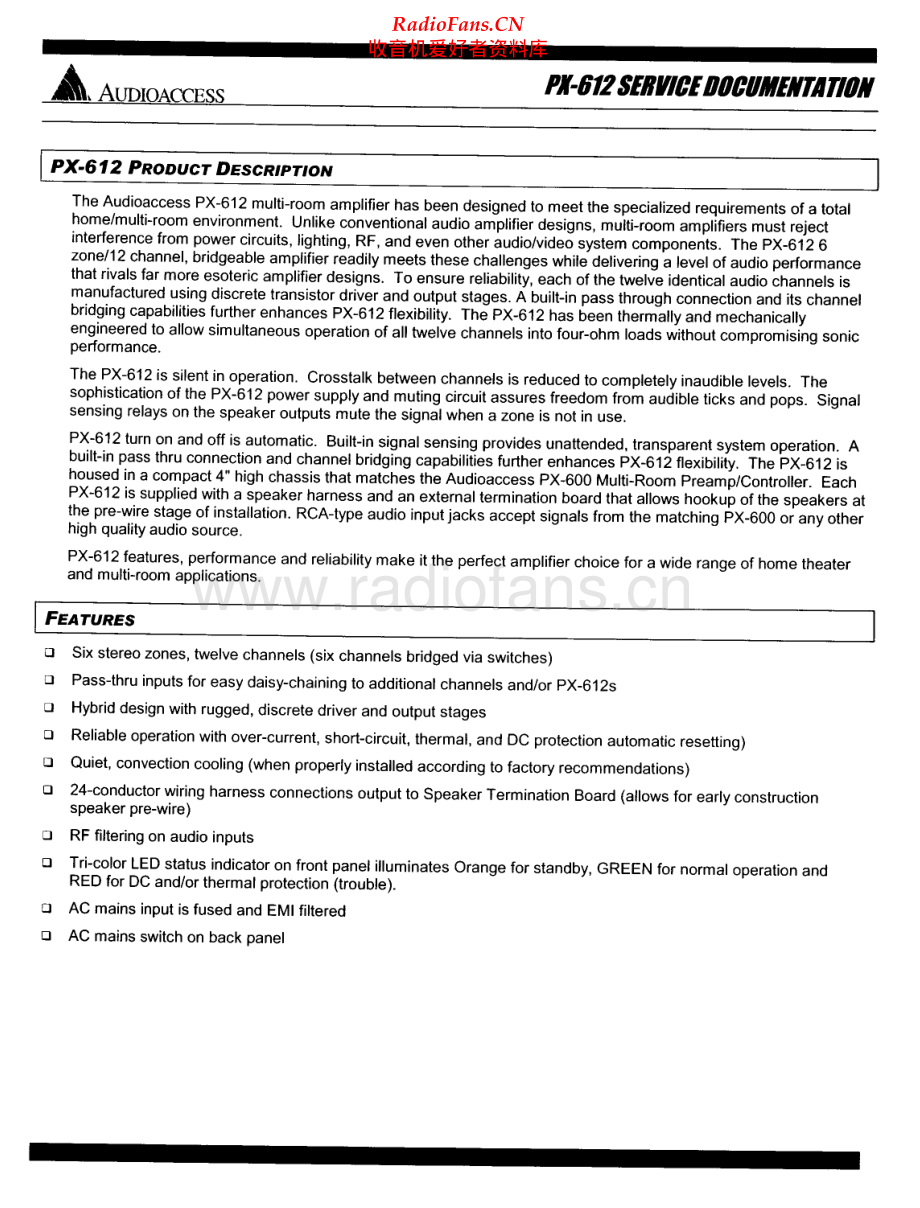 Audioaccess-PX612-pwr-sm维修电路原理图.pdf_第2页