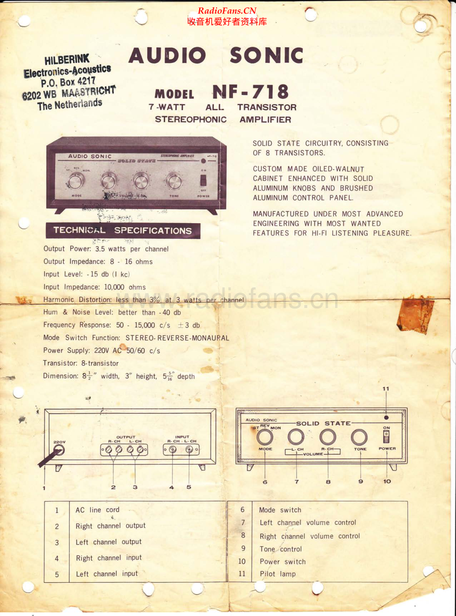 AudioSonic-NF718-int-sch维修电路原理图.pdf_第1页