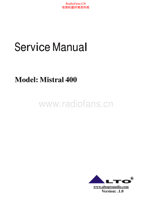 Alto-Mistral400-pwr-sm维修电路原理图.pdf