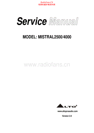Alto-Mistral4000-pwr-sm维修电路原理图.pdf