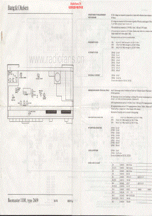 BO-Beomaster1100_type2609-sch2维修电路原理图.pdf