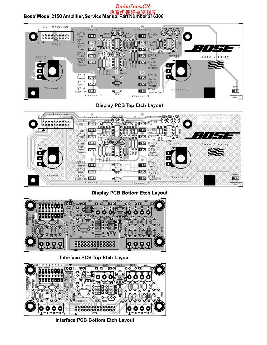 Bose-2150-disp-pcb维修电路原理图.pdf_第1页