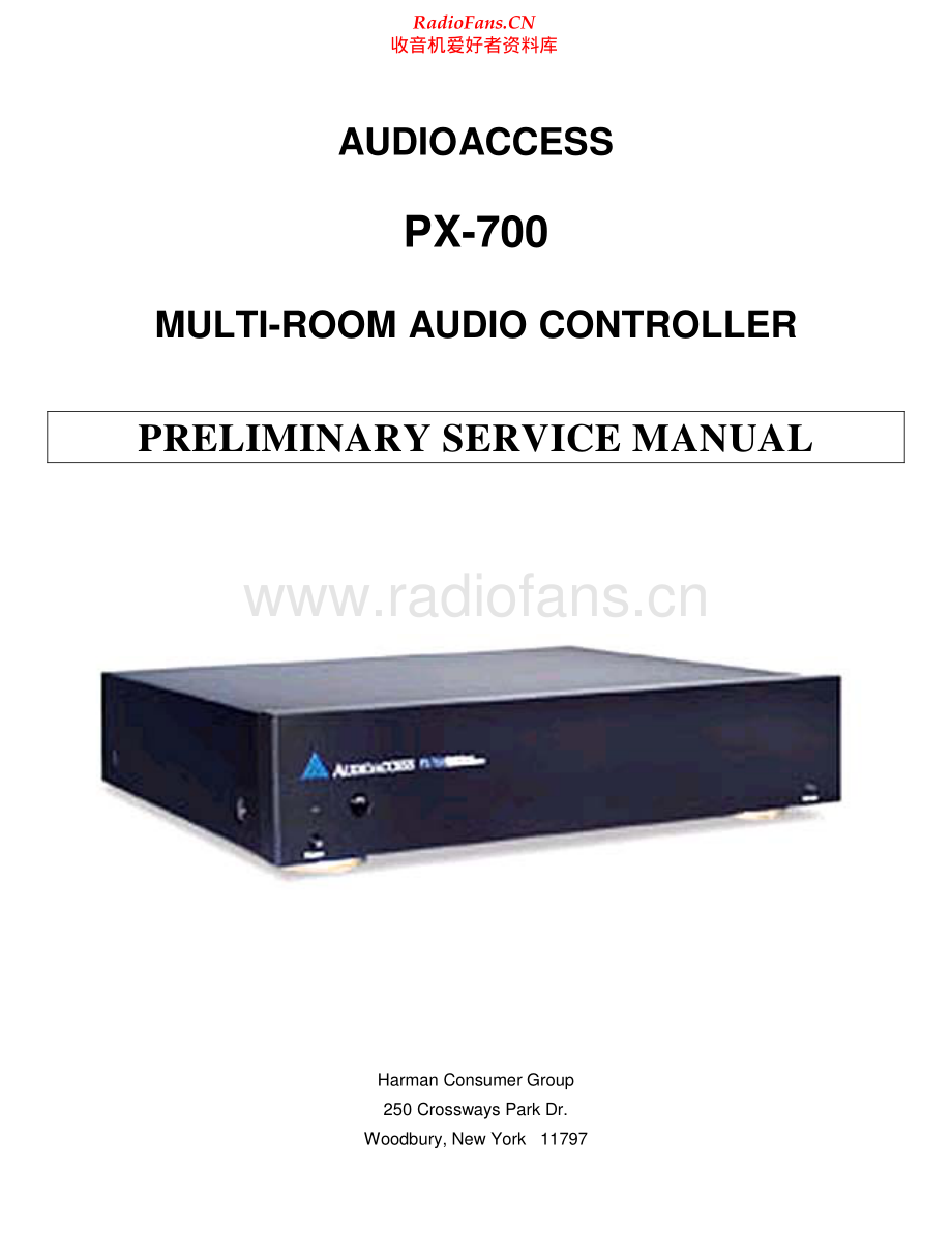 Audioaccess-PX700-mac-sm维修电路原理图.pdf_第1页