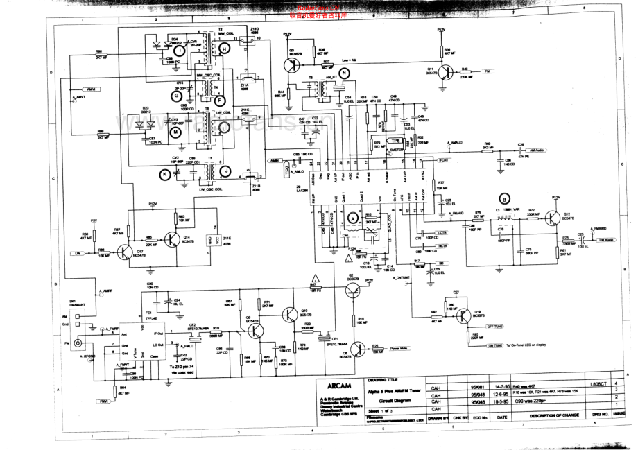 Arcam-Alpha5Plus-tun-sch维修电路原理图.pdf_第1页