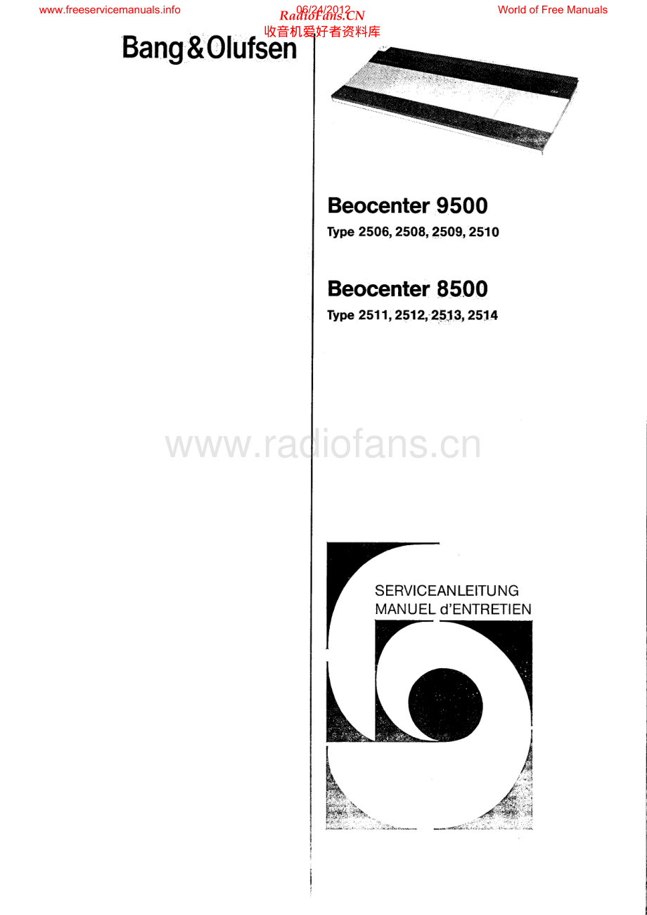 BO-Beocenter8500_type251x-sm维修电路原理图.pdf_第1页