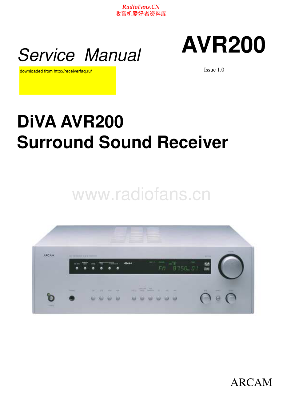 Arcam-DivaAVR200-avr-sch(1)维修电路原理图.pdf_第1页