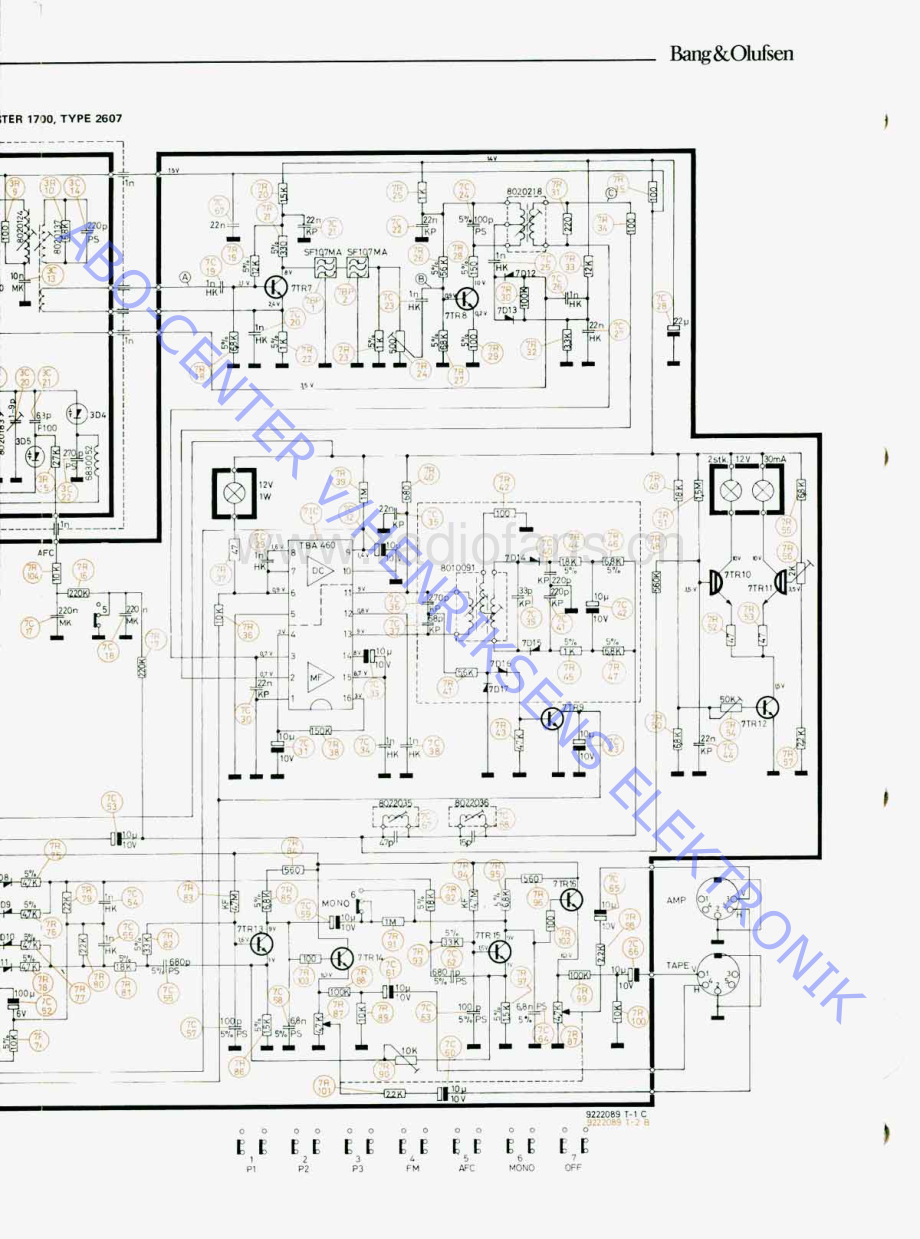 BO-Beomaster1700_type2607-sch维修电路原理图.pdf_第3页