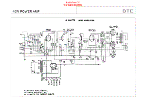 BTE-40W-int-sch维修电路原理图.pdf
