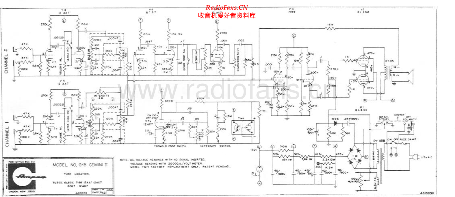 Ampeg-G15CGemini2-pwr-sch维修电路原理图.pdf_第1页