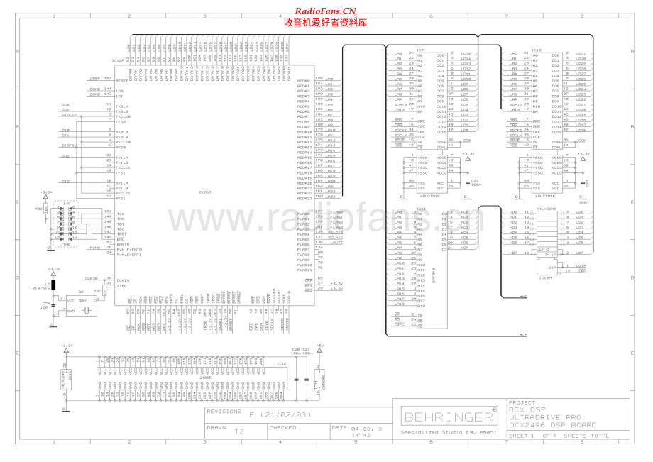 Behringer-DCX2496-DSP-REVE维修电路原理图.pdf_第1页