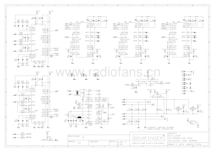 Behringer-DCX2496-DSP-REVE维修电路原理图.pdf_第3页