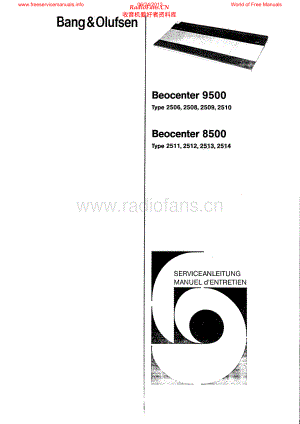BO-Beocenter9500_type25xx-sm维修电路原理图.pdf