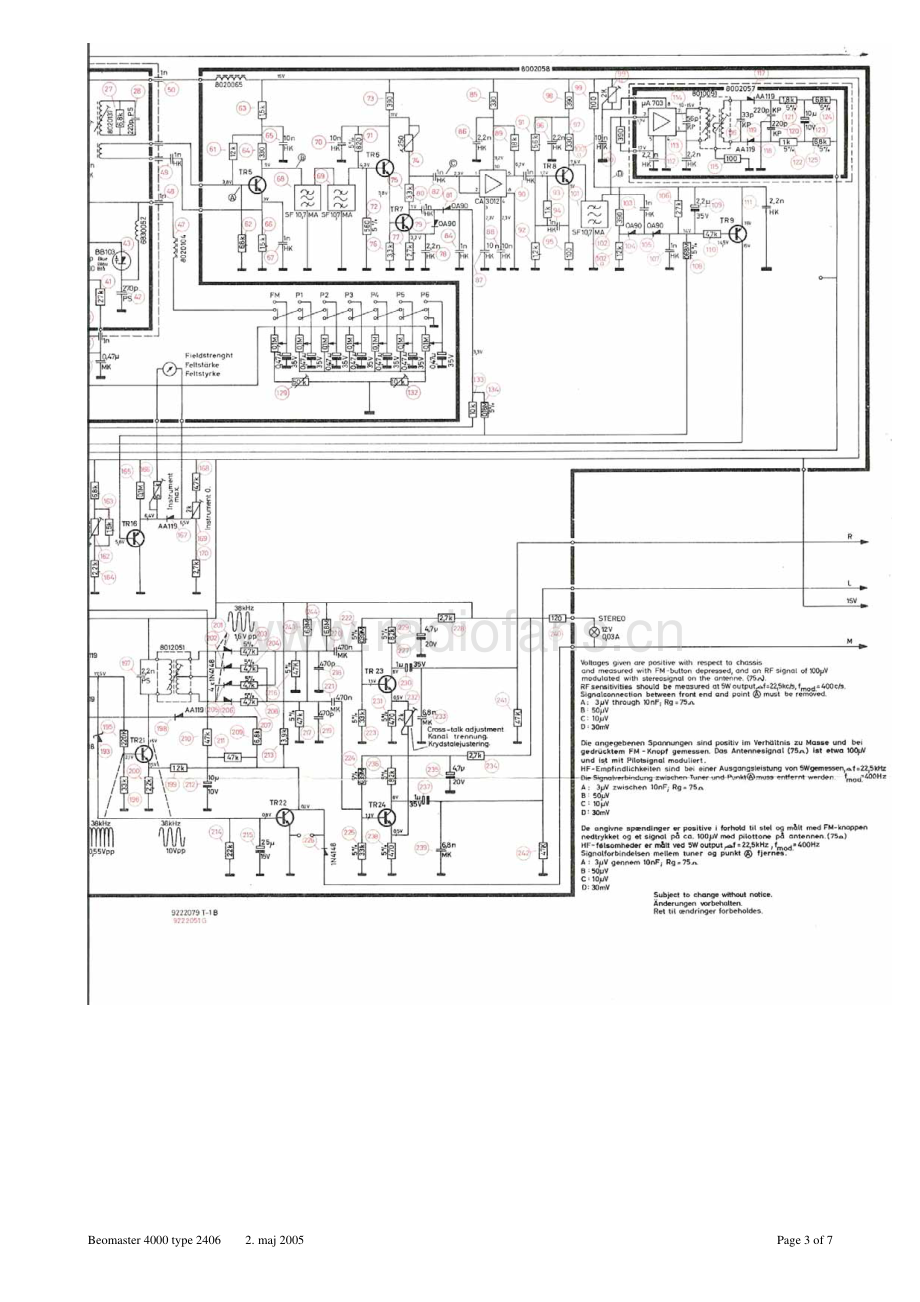 BO-Beomaster4000_type2406-sch维修电路原理图.pdf_第3页