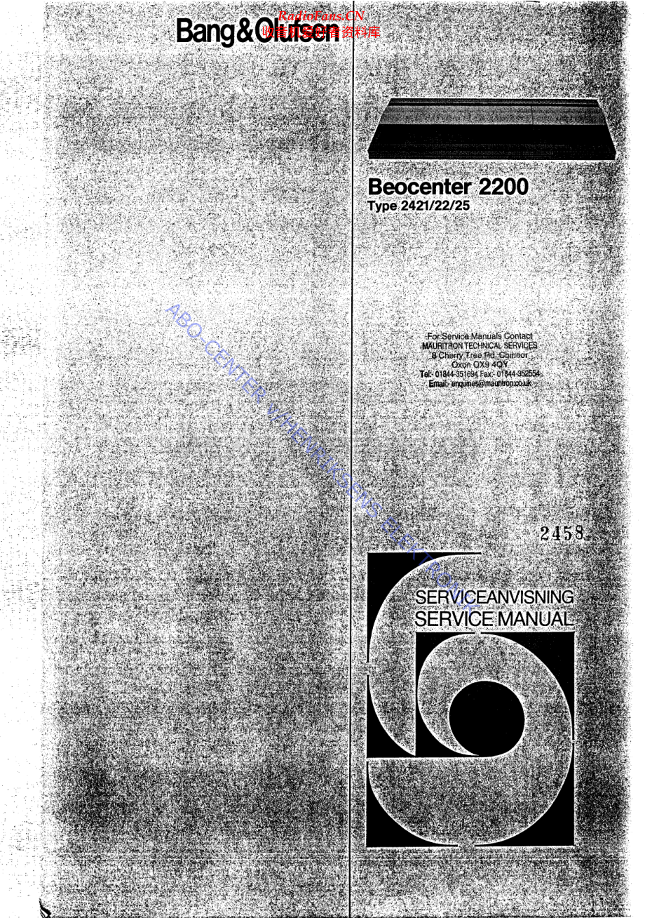 BO-Beocenter2200_type242x维修电路原理图.pdf_第1页