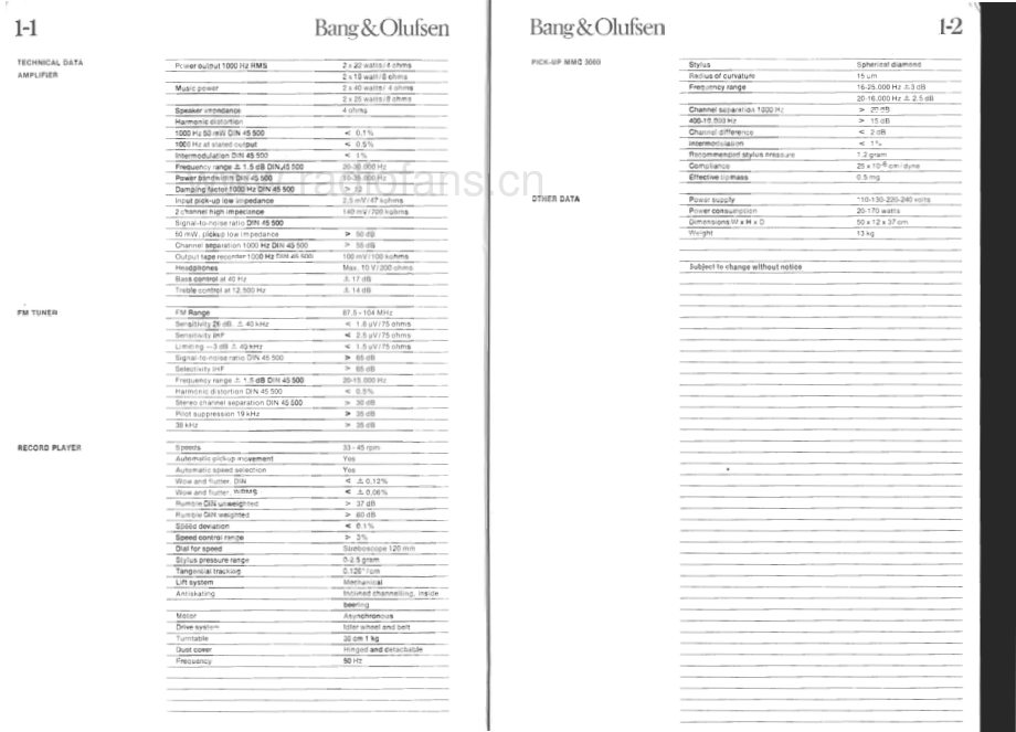 BO-Beomaster1800_type2610-sm维修电路原理图.pdf_第3页