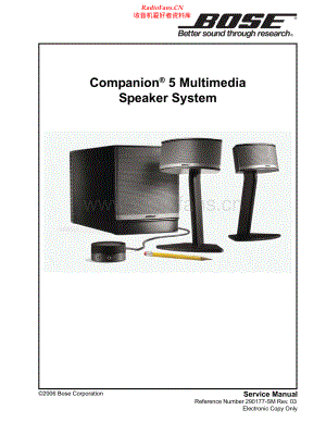 Bose-Companion5-mss-sm维修电路原理图.pdf