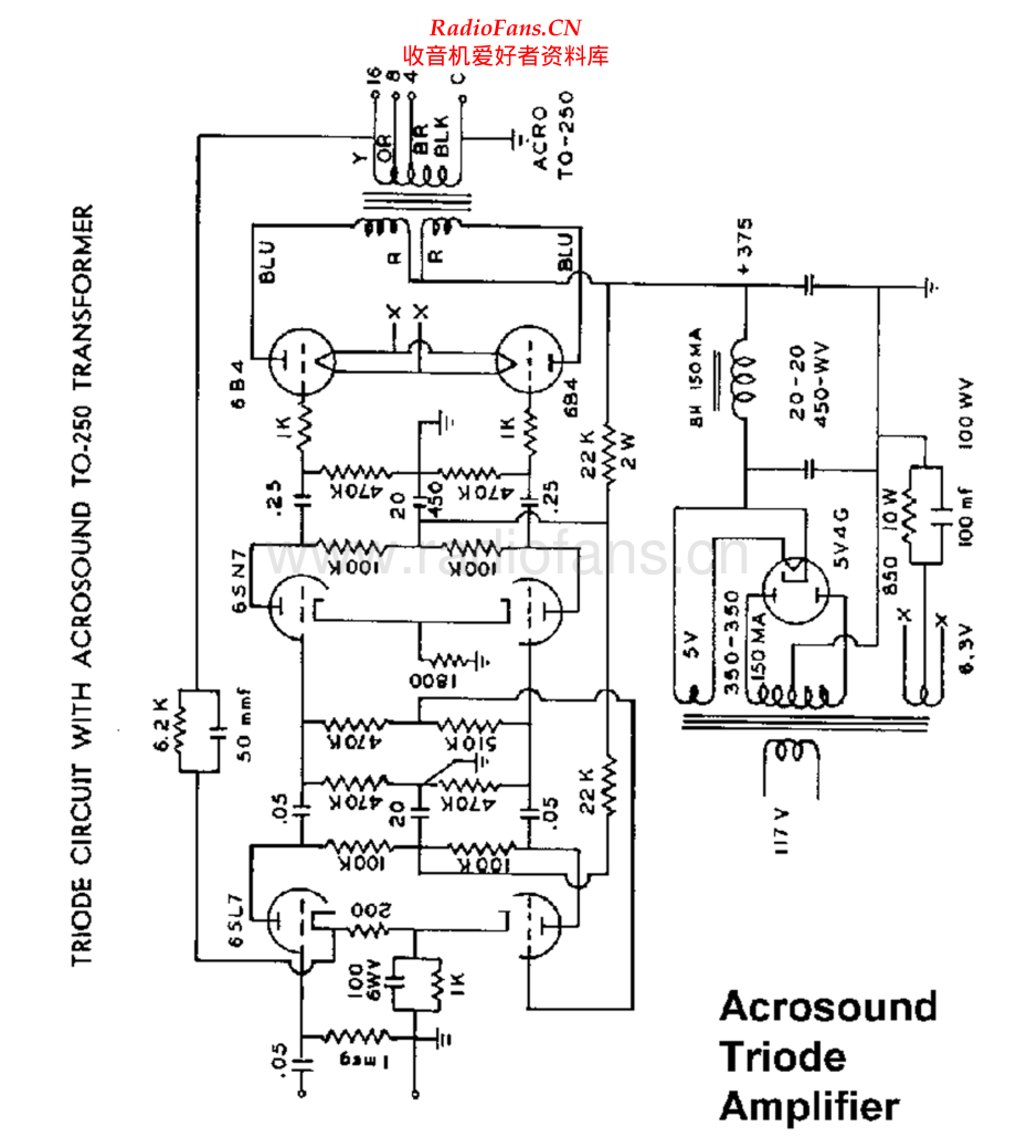 AcroSound-TiodeTO250-pwr-sch维修电路原理图.pdf_第1页