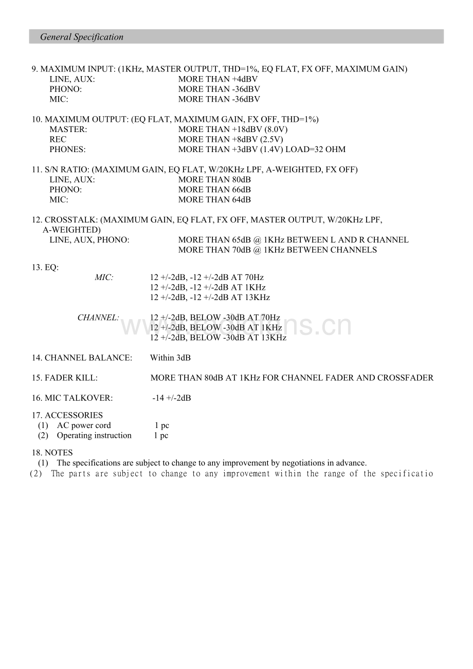 AmericanAudio-MX1400DSP-mix-sm维修电路原理图.pdf_第3页