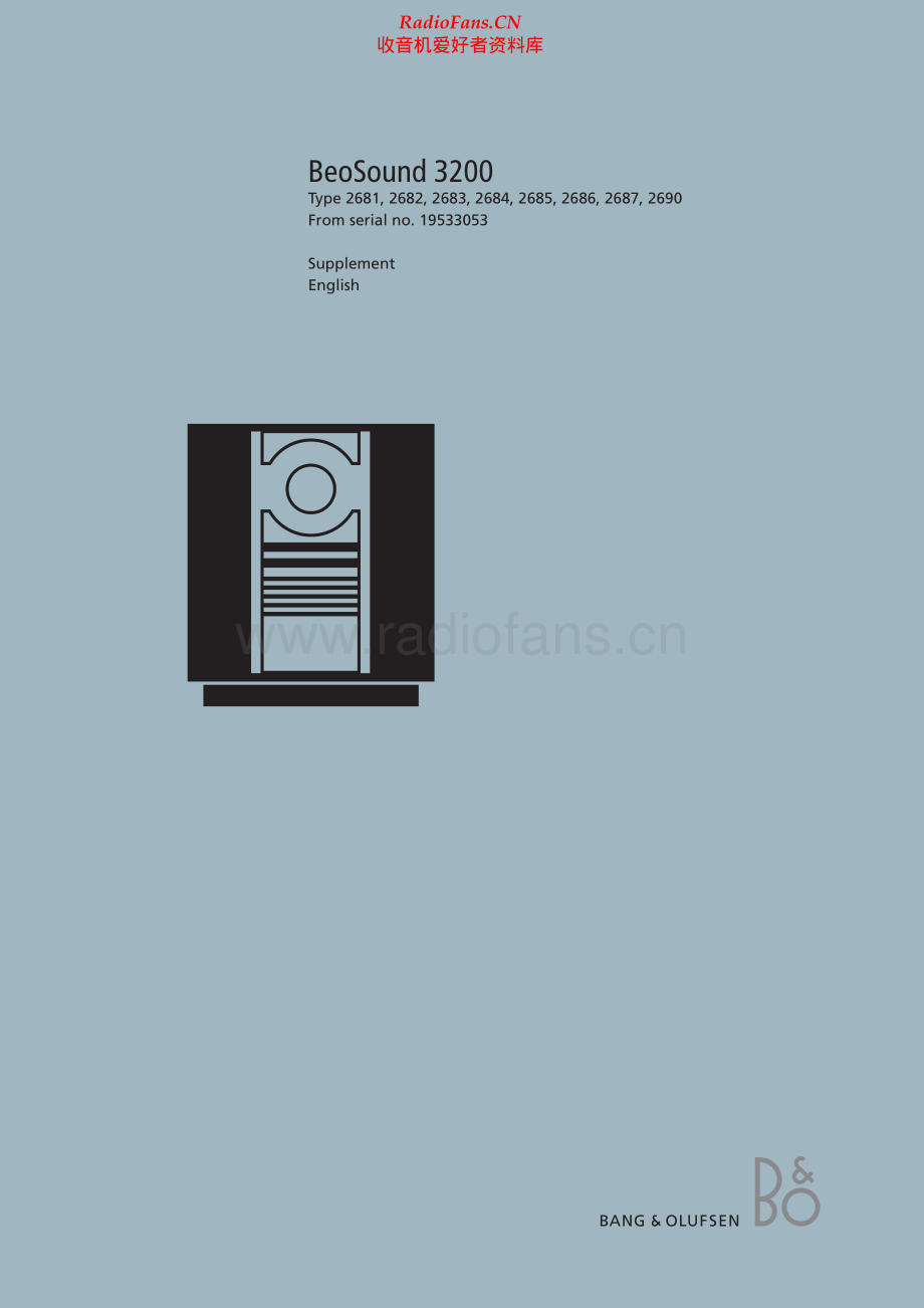 BO-BeoSound3200_type26xx-sup2维修电路原理图.pdf_第1页