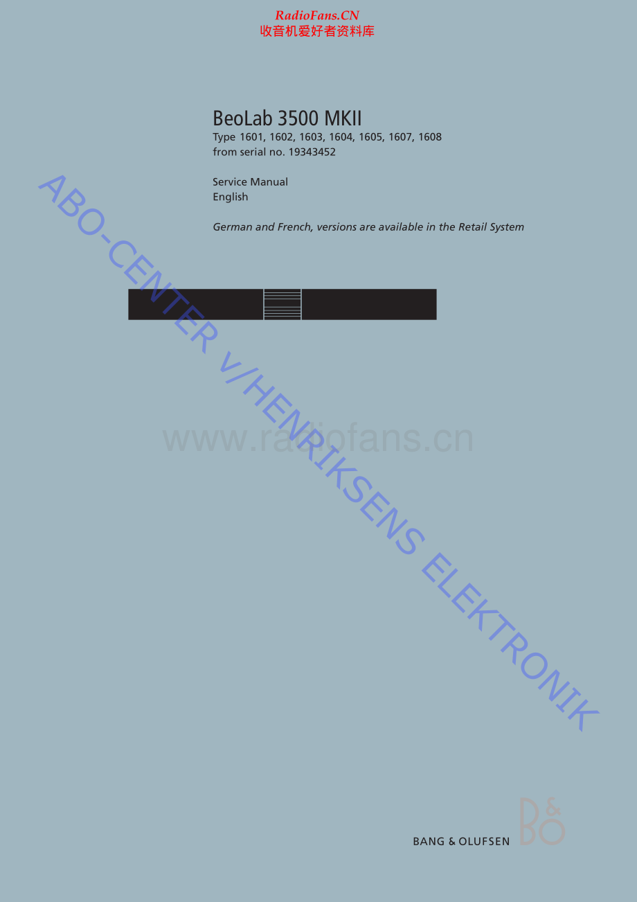 BO-Beolab3500_MKII_type160x-sm-da维修电路原理图.pdf_第1页