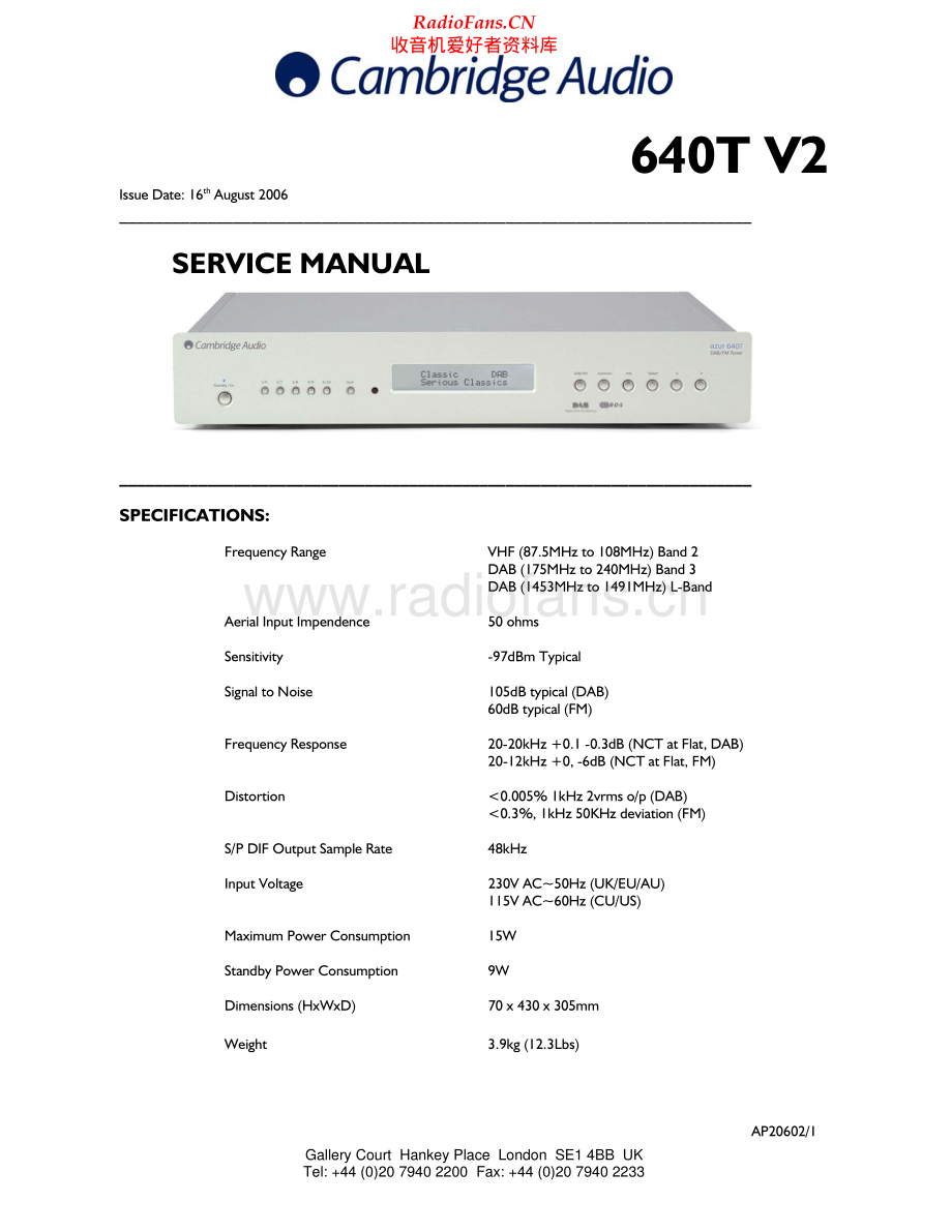 Cambridge-640TVII-tun-sm维修电路原理图.pdf_第1页