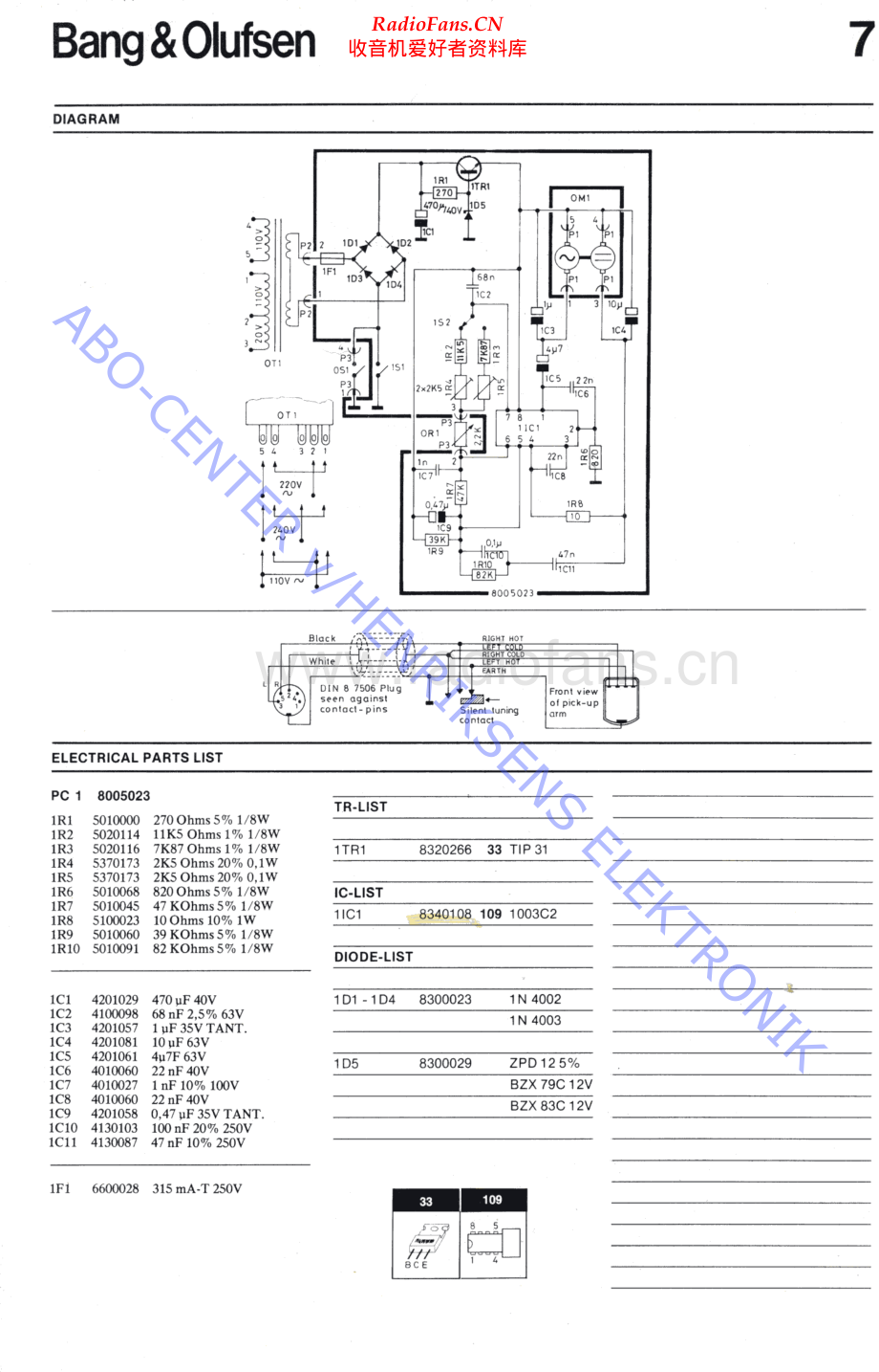 BO-Beogram1102_type571x-sch维修电路原理图.pdf_第2页