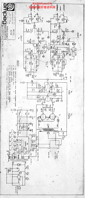 Ampeg-B25B-pwr-sch维修电路原理图.pdf