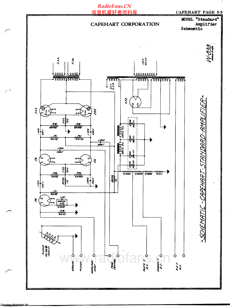 Capehart-StandardAmplifier-pwr-sch维修电路原理图.pdf_第2页