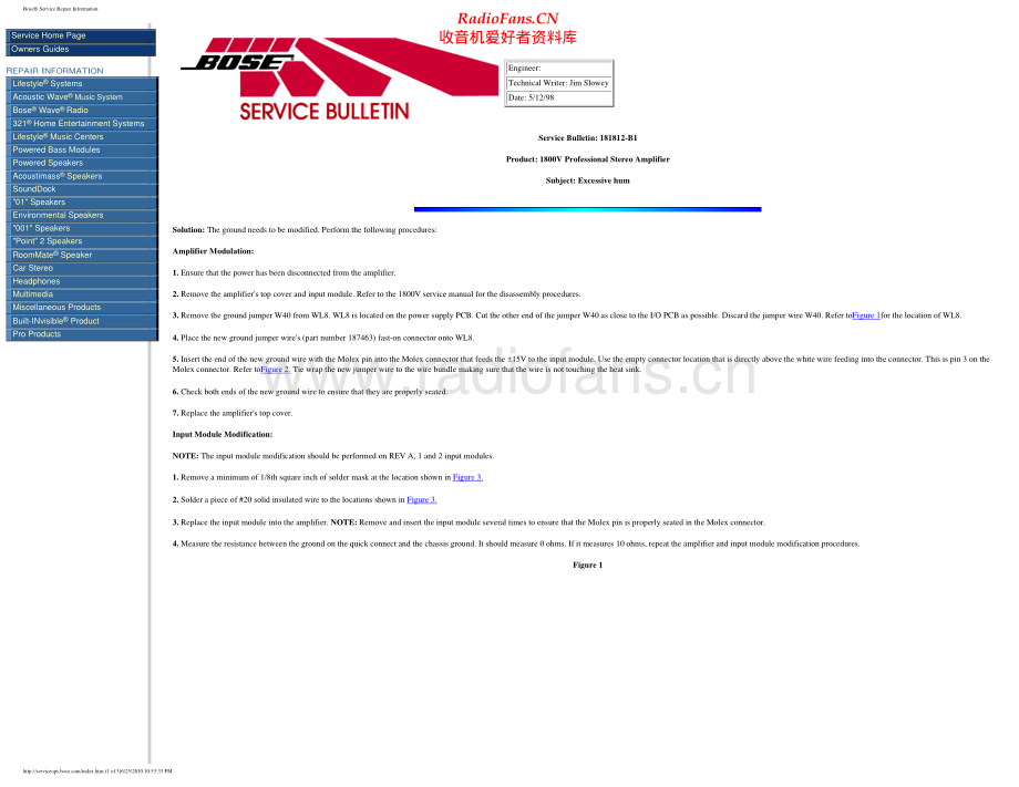 Bose-1800V-pwr-sb维修电路原理图.pdf_第1页