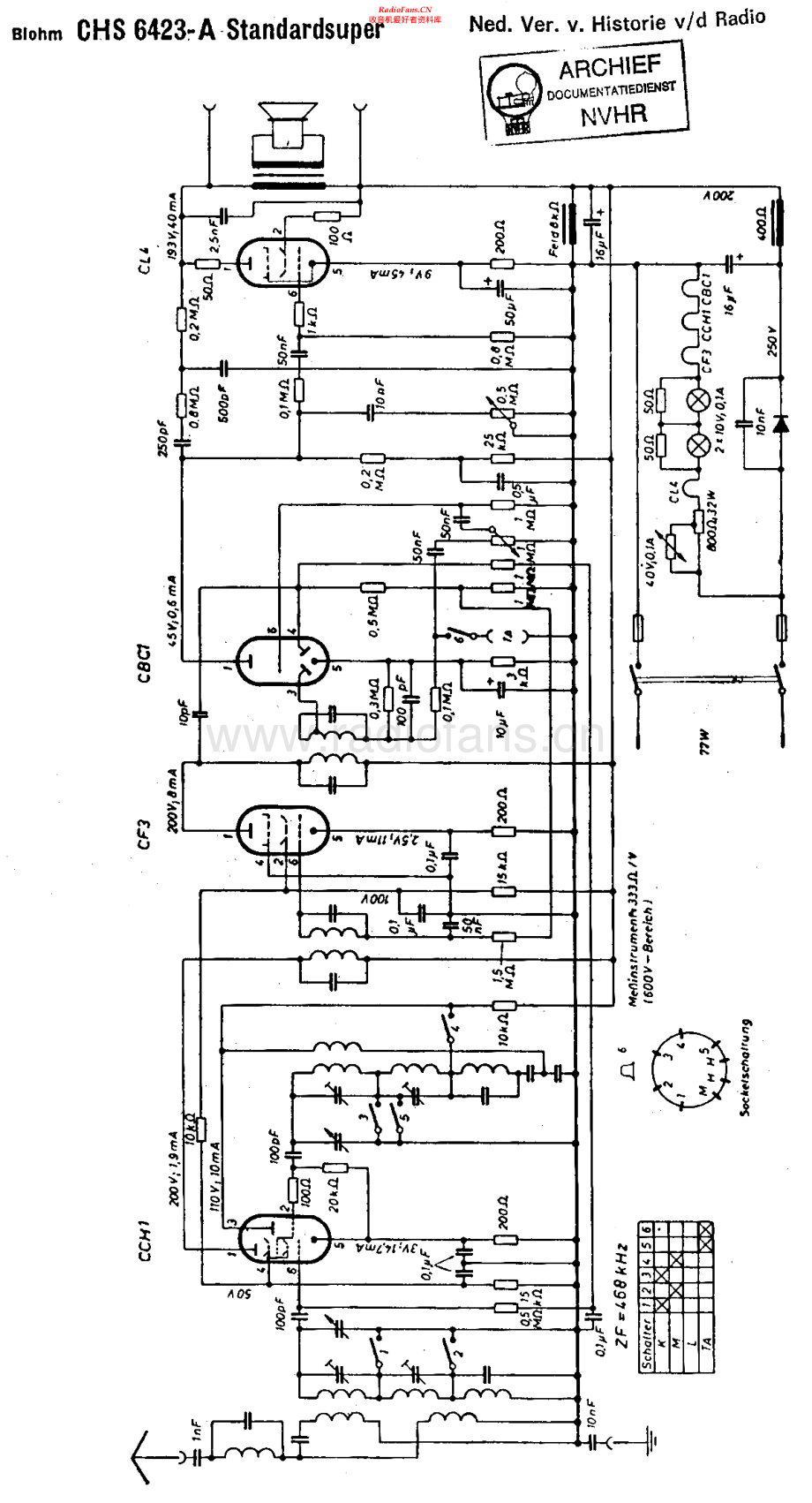 Blohm-CHS6423A-rec-sch维修电路原理图.pdf_第1页