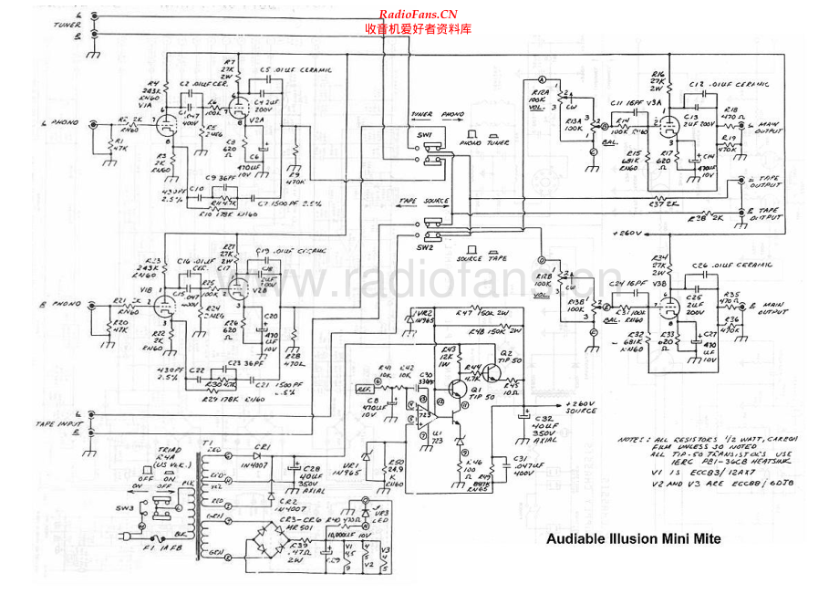 AudiableIllusions-MiniMite-pre-sch维修电路原理图.pdf_第1页