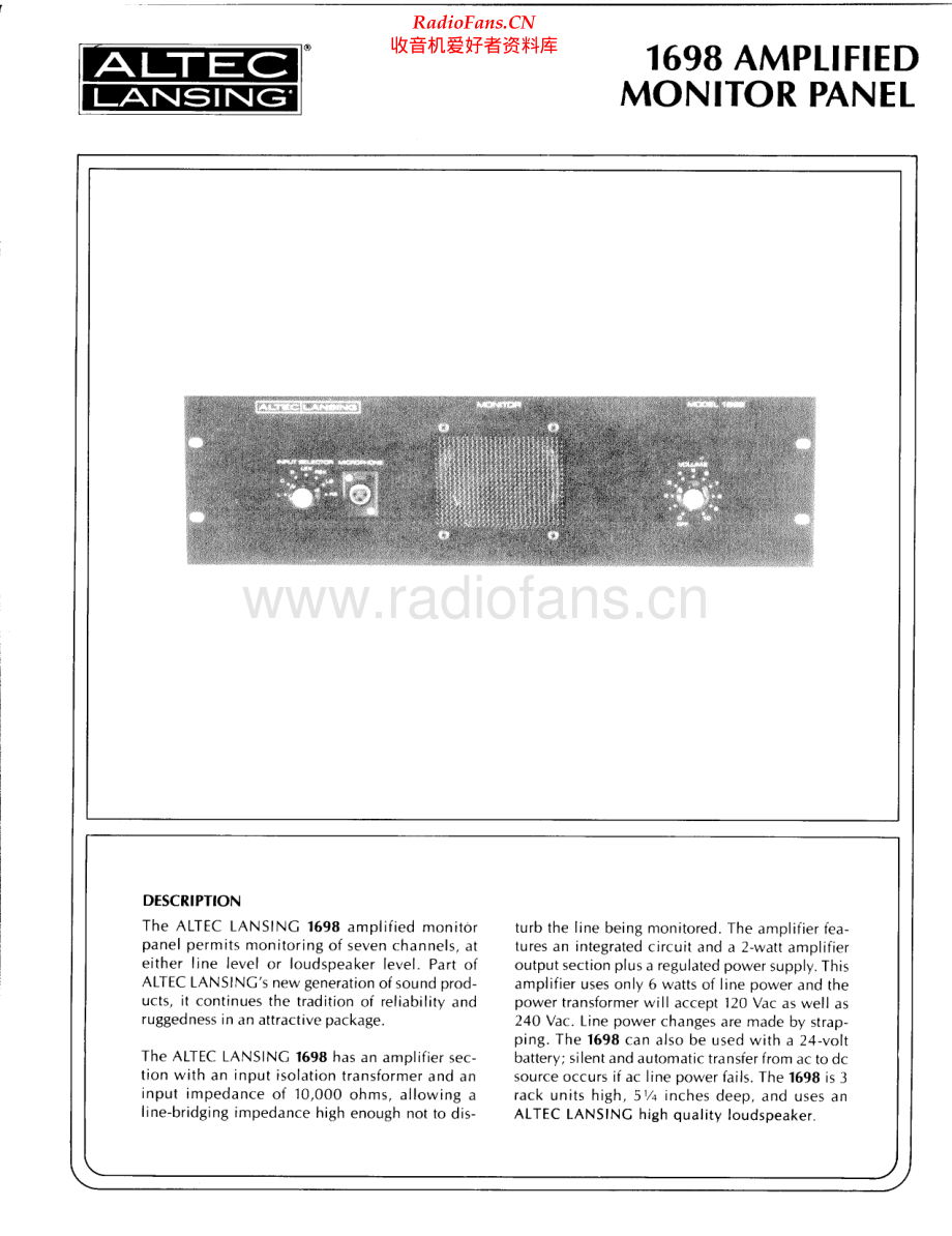 AltecLansing-1698-amp-sm维修电路原理图.pdf_第1页