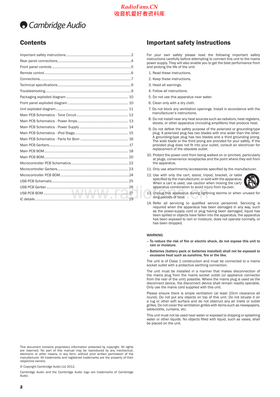 Cambridge-A351A-int-sm1维修电路原理图.pdf_第2页