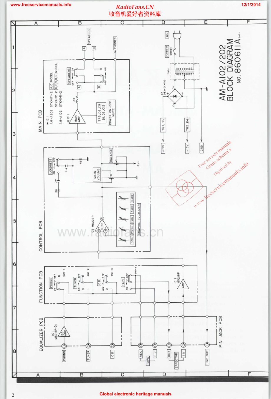 Akai-AMA102-rec-sch维修电路原理图.pdf_第2页