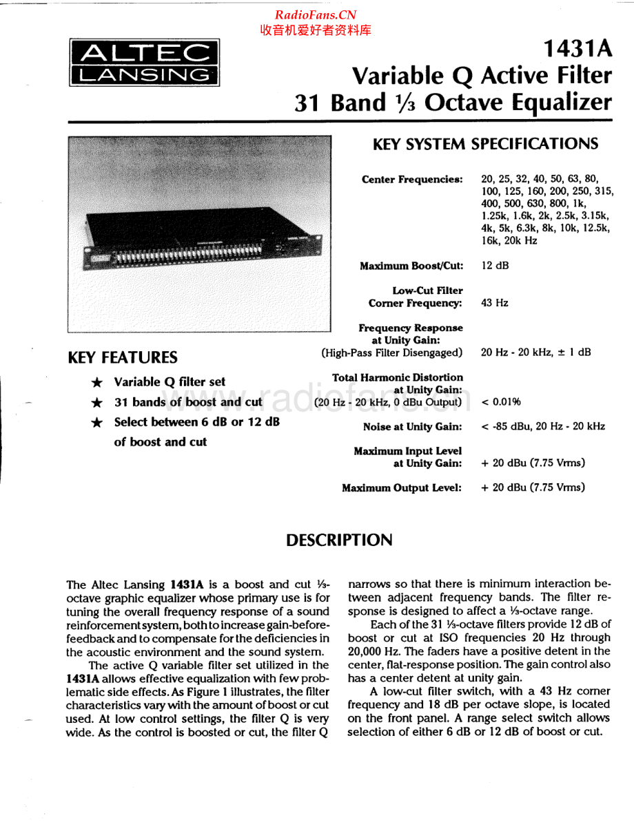 AltecLansing-1431A-eq-sm维修电路原理图.pdf_第1页