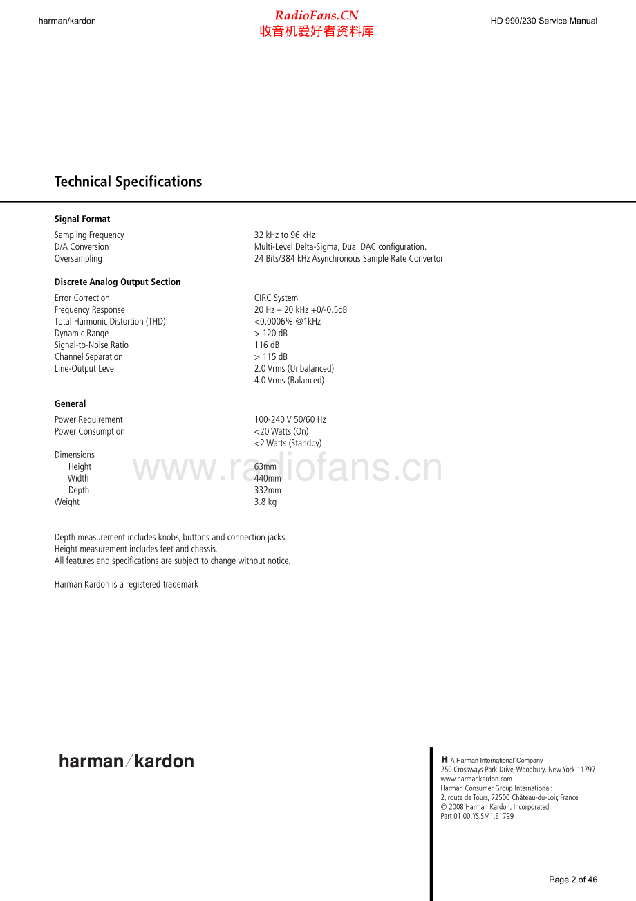 HarmanKardon-HD990_230-cd-sm维修电路原理图.pdf_第2页