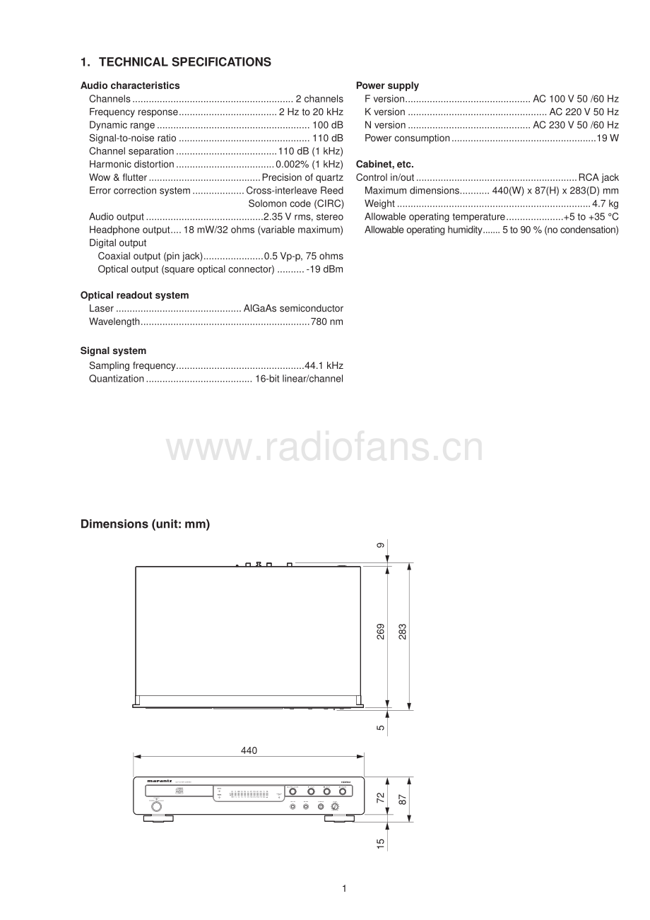 Marantz-CD6002-cd-sm 维修电路原理图.pdf_第3页