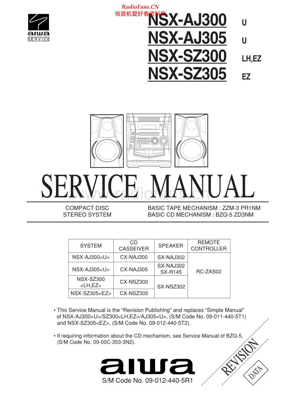 Aiwa-NSXSZ305-cs-sm维修电路原理图.pdf_第1页