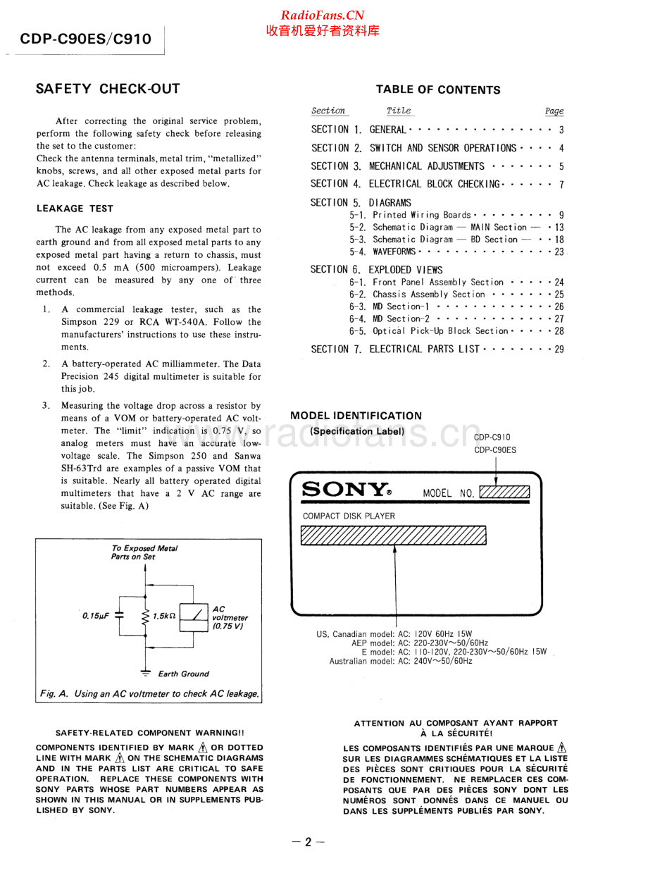 Sony-CDPC90ES-cd-sm 维修电路原理图.pdf_第2页