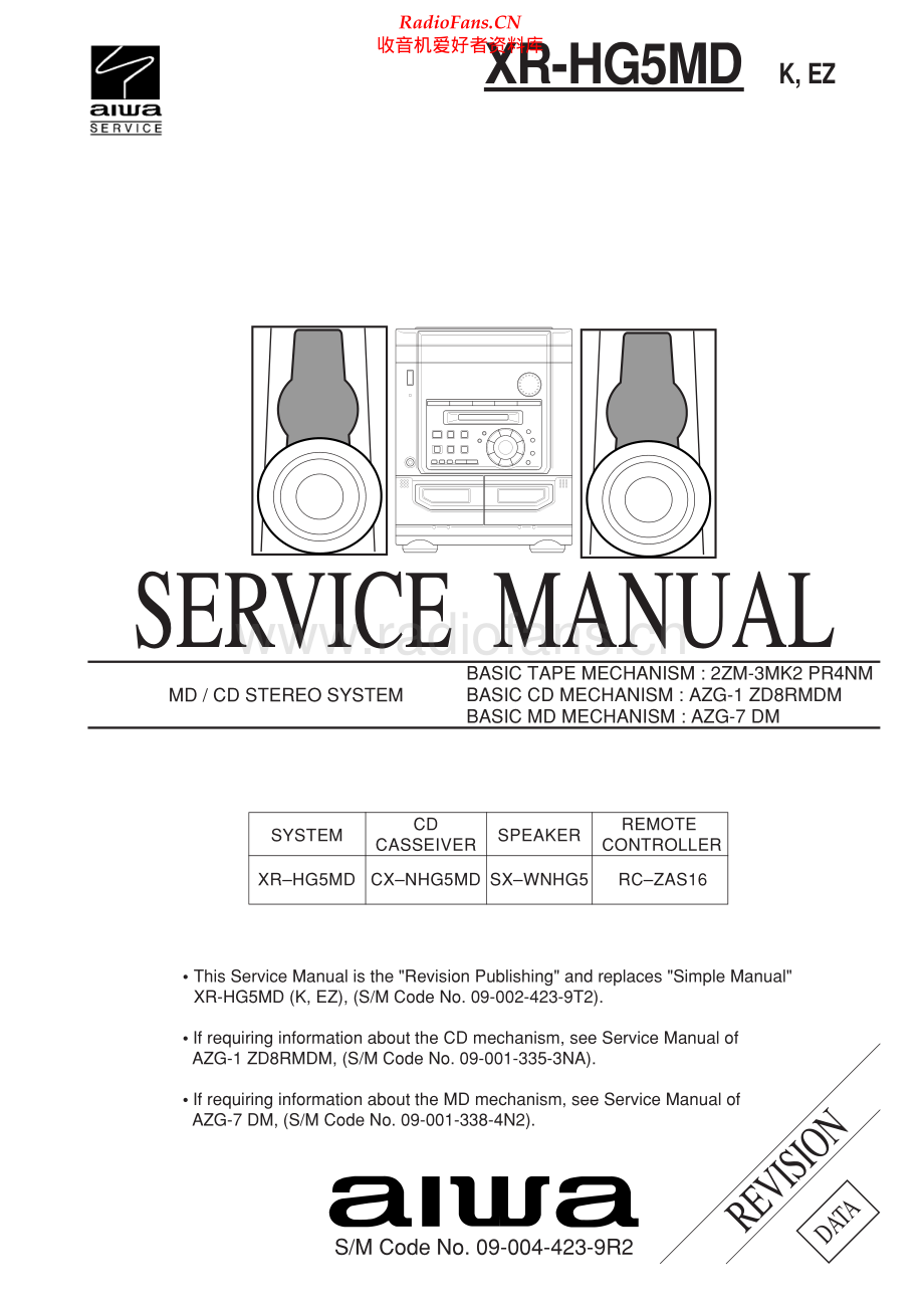 Aiwa-XRHG5MD-cs-sm维修电路原理图.pdf_第1页