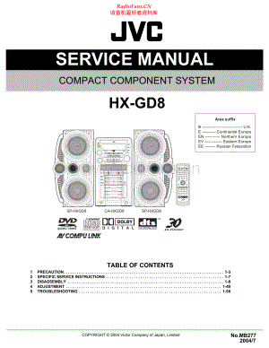 JVC-HXGD8-cs-sm 维修电路原理图.pdf