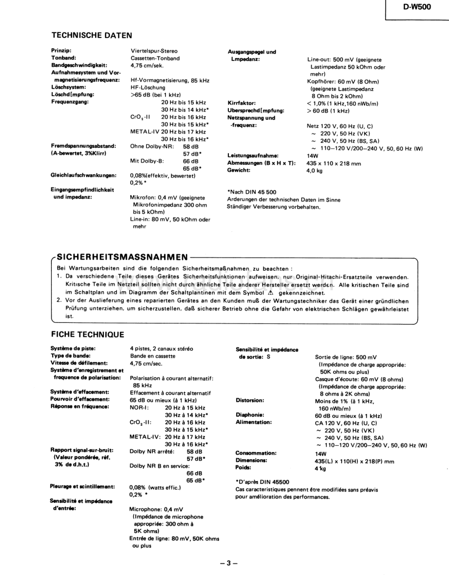 Hitachi-DW500-tape-sm 维修电路原理图.pdf_第3页