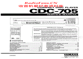 Yamaha-CDC705-cd-sm 维修电路原理图.pdf