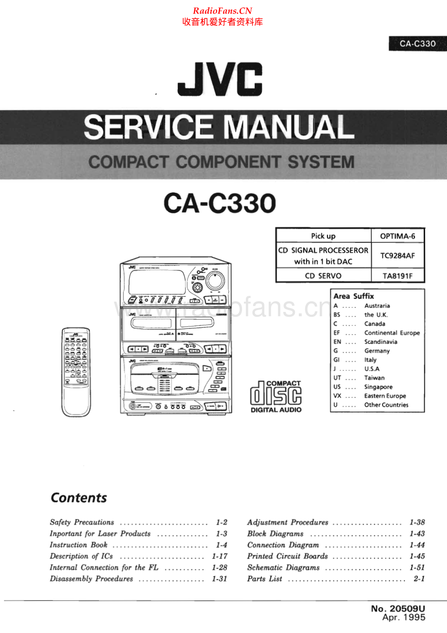 JVC-CAC330-cs-sm 维修电路原理图.pdf_第1页