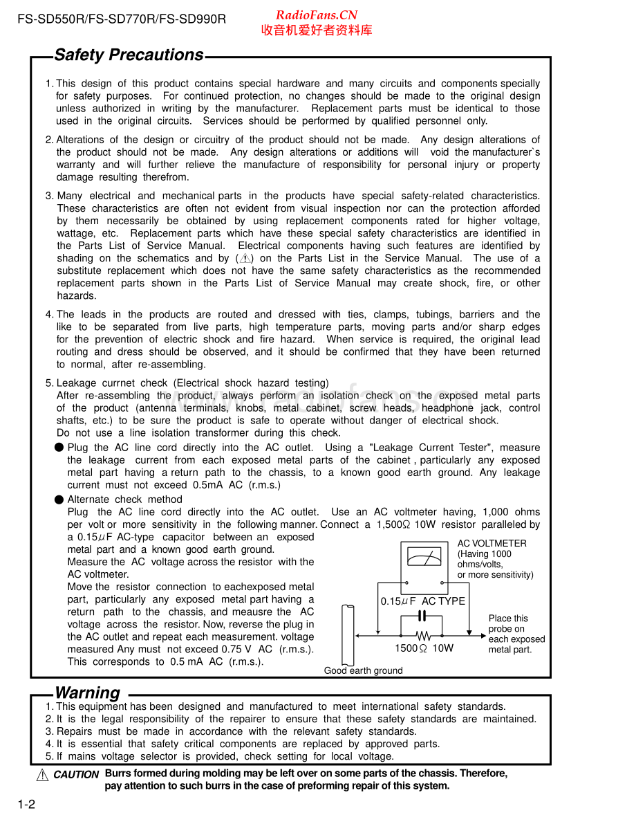 JVC-FSSD550R-cs-sm 维修电路原理图.pdf_第2页