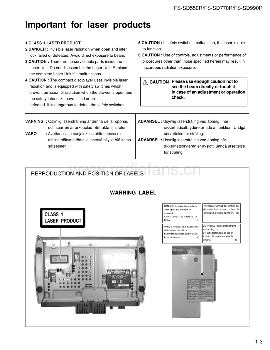 JVC-FSSD550R-cs-sm 维修电路原理图.pdf_第3页