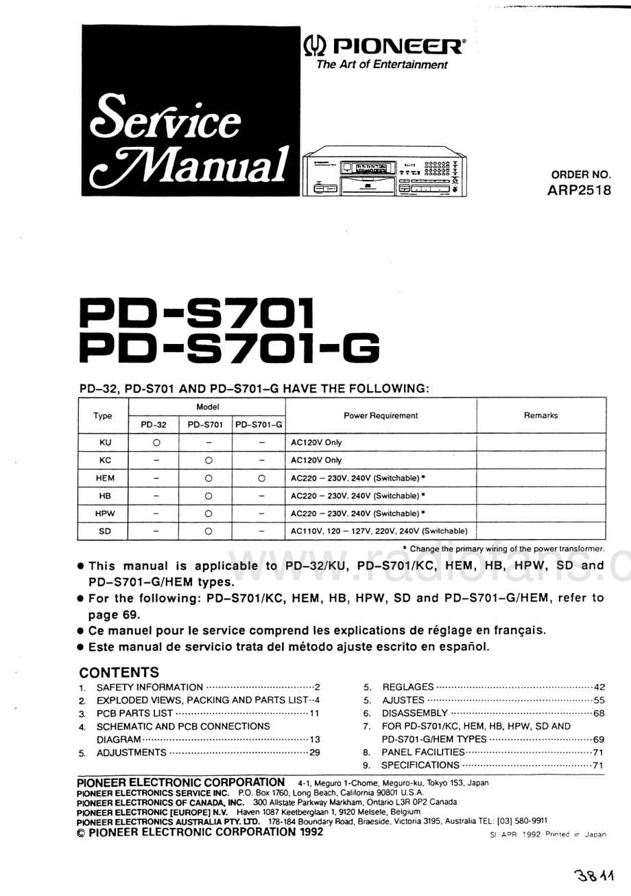 Pioneer-PD32-cd-sm 维修电路原理图.pdf_第3页