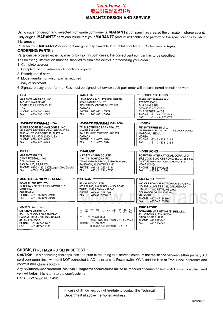 Marantz-CD17MKII-cd-sm 维修电路原理图.pdf_第2页