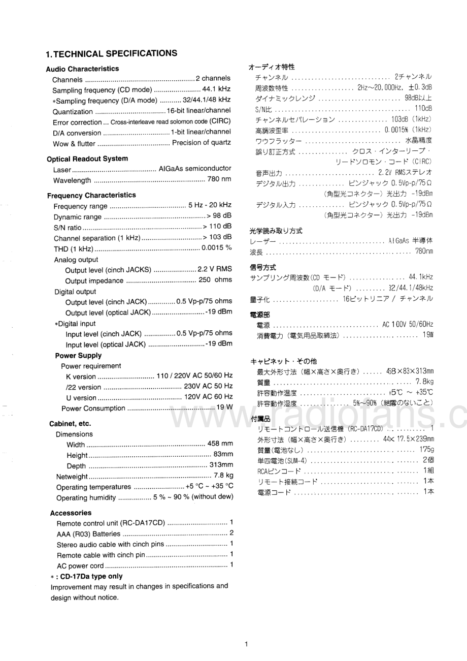 Marantz-CD17MKII-cd-sm 维修电路原理图.pdf_第3页